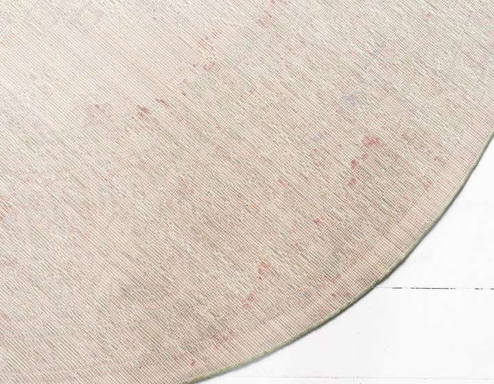 6' x 6' Aqua Round Rug