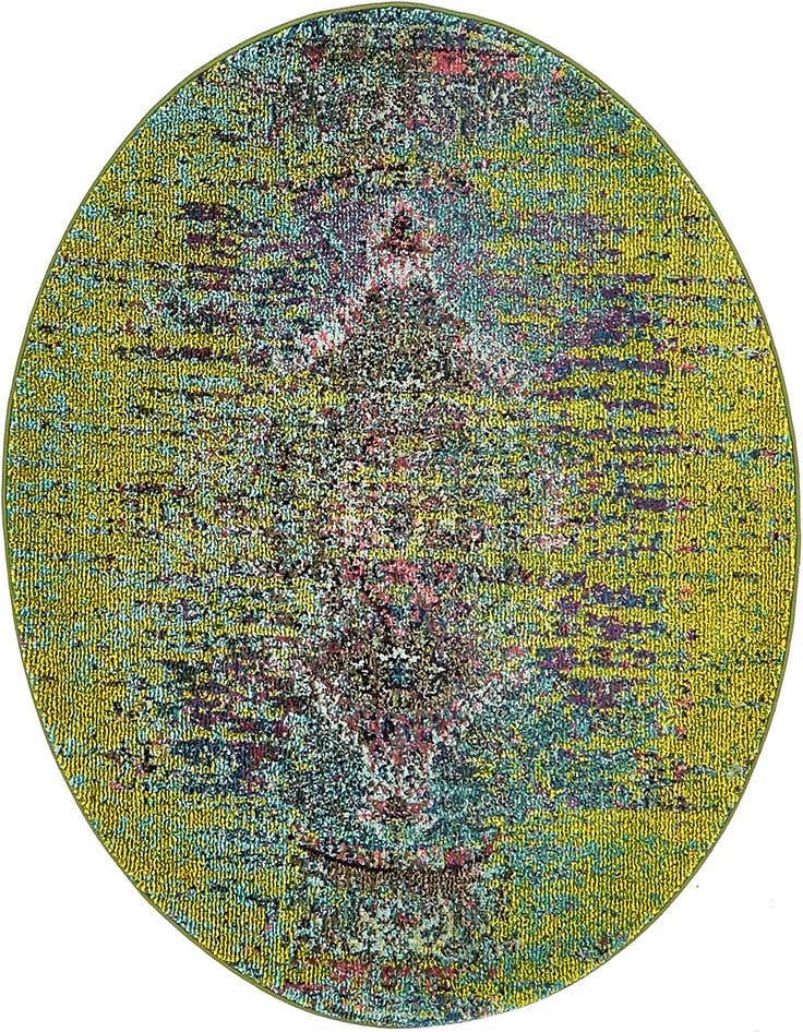Detail image of 4' x 4' Washable Arte Round Rug