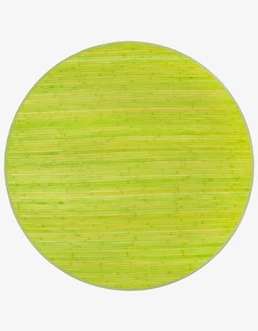 5' 3 x 5' 3 Bamboo Round Rug