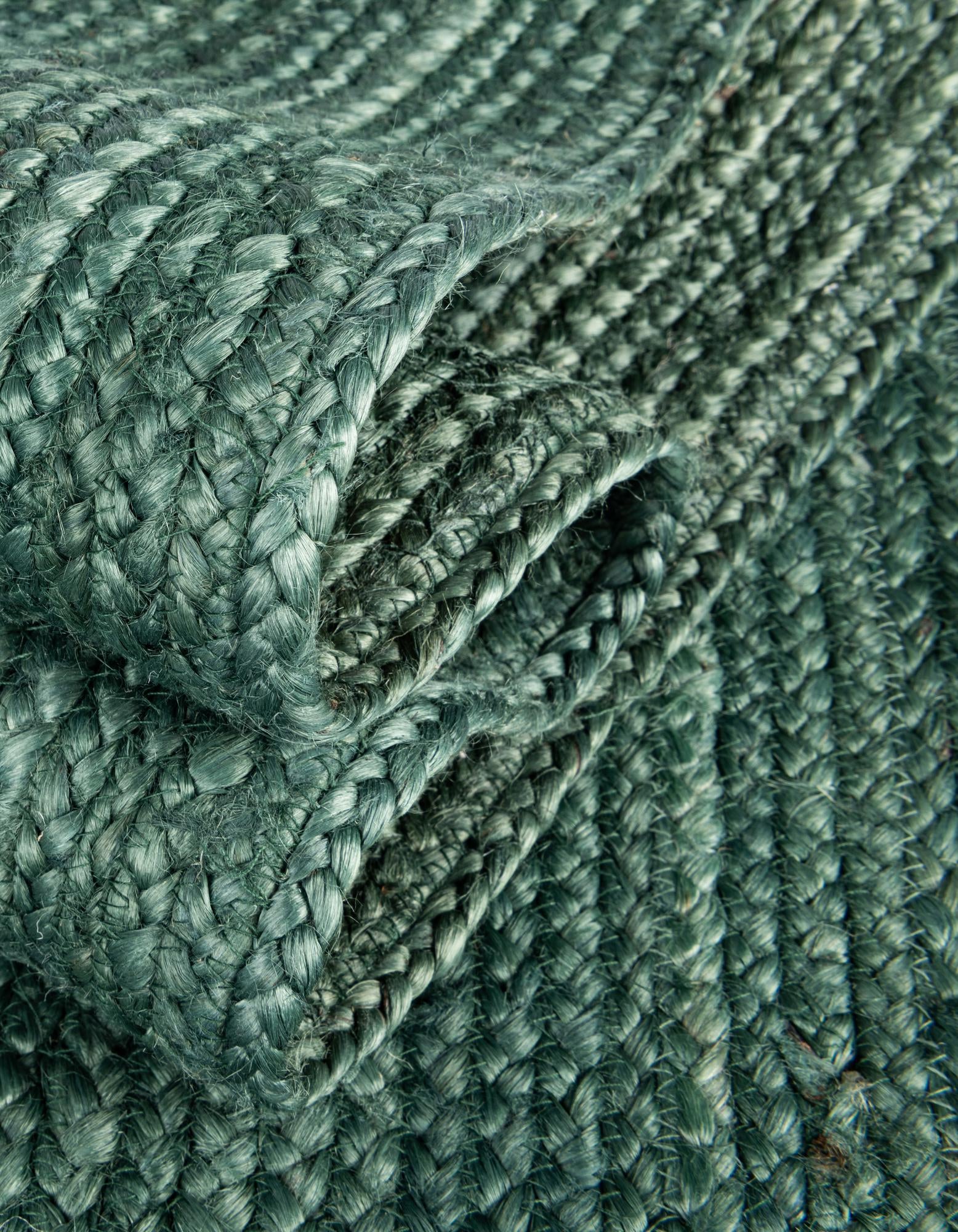 10' x 10' Handmade Braided Jute Round Rug