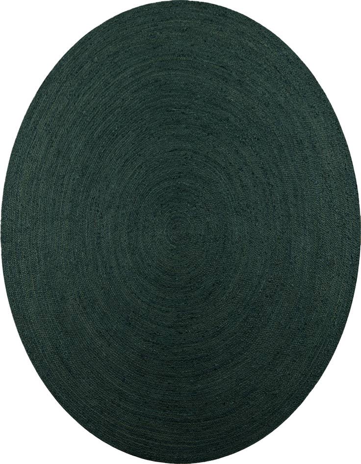 Detail image of 10' x 10'  Hand Braided Jute Round Rug