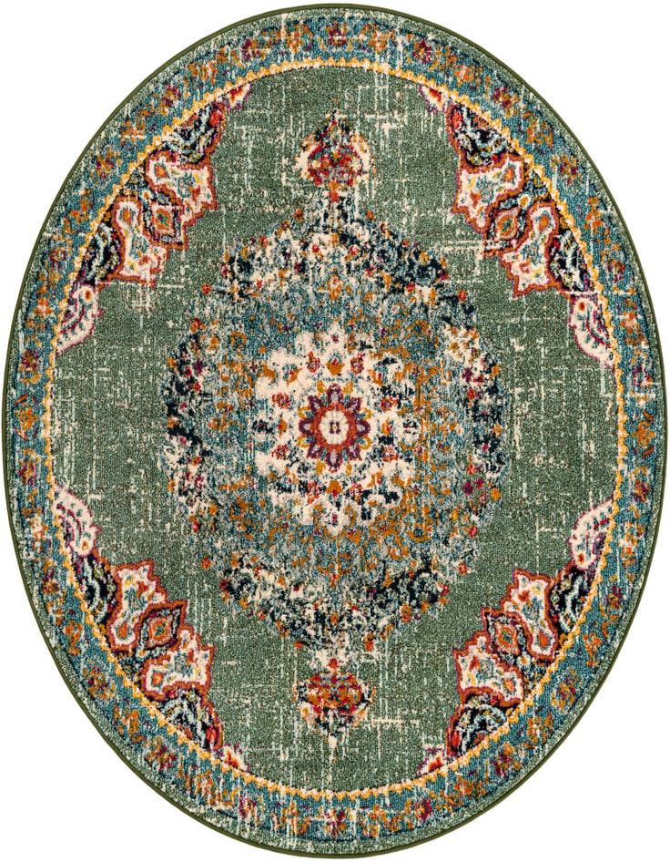 Detail image of 7' x 7' Carrington Round Rug