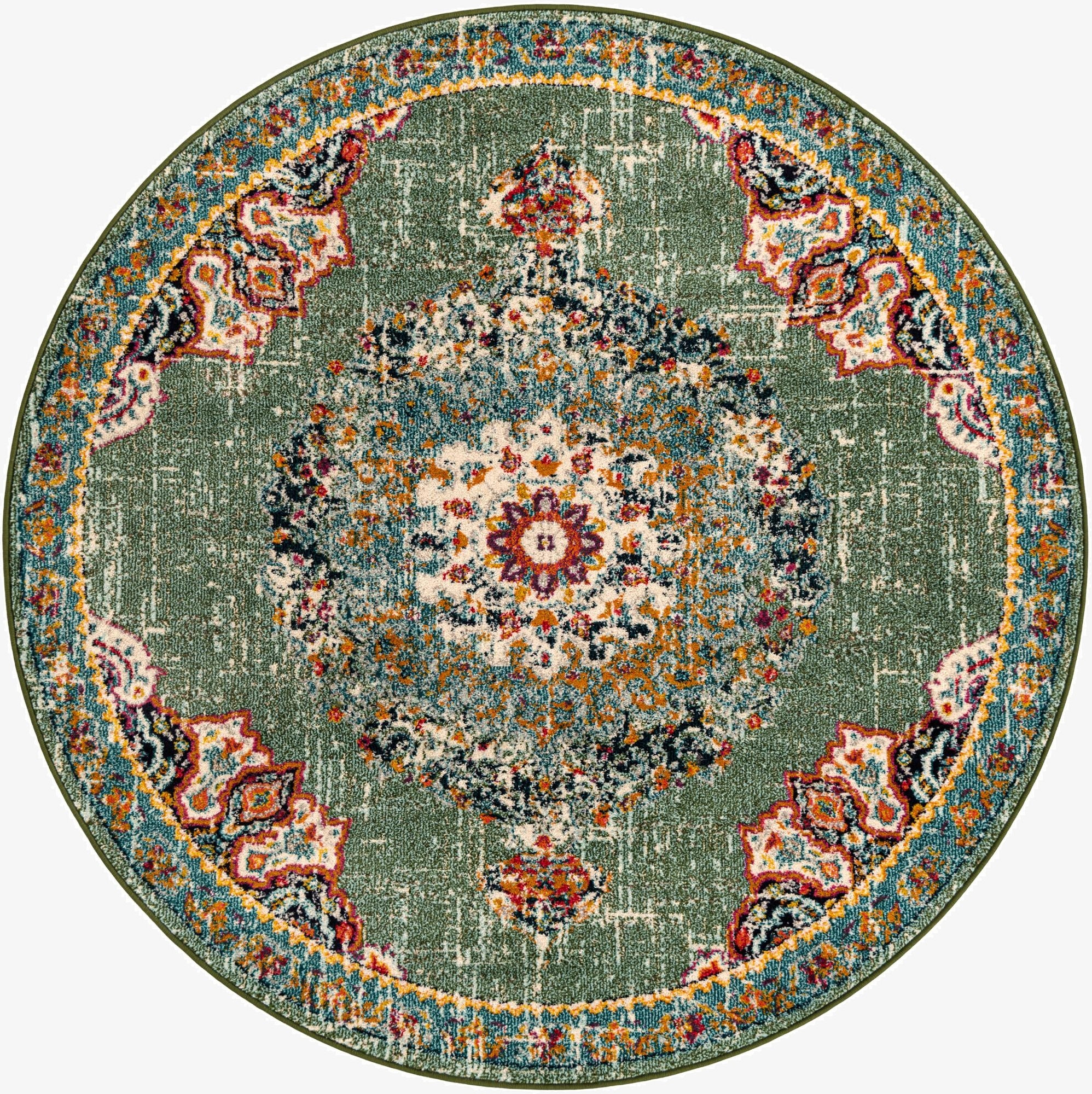 7' x 7' Carrington Round Rug