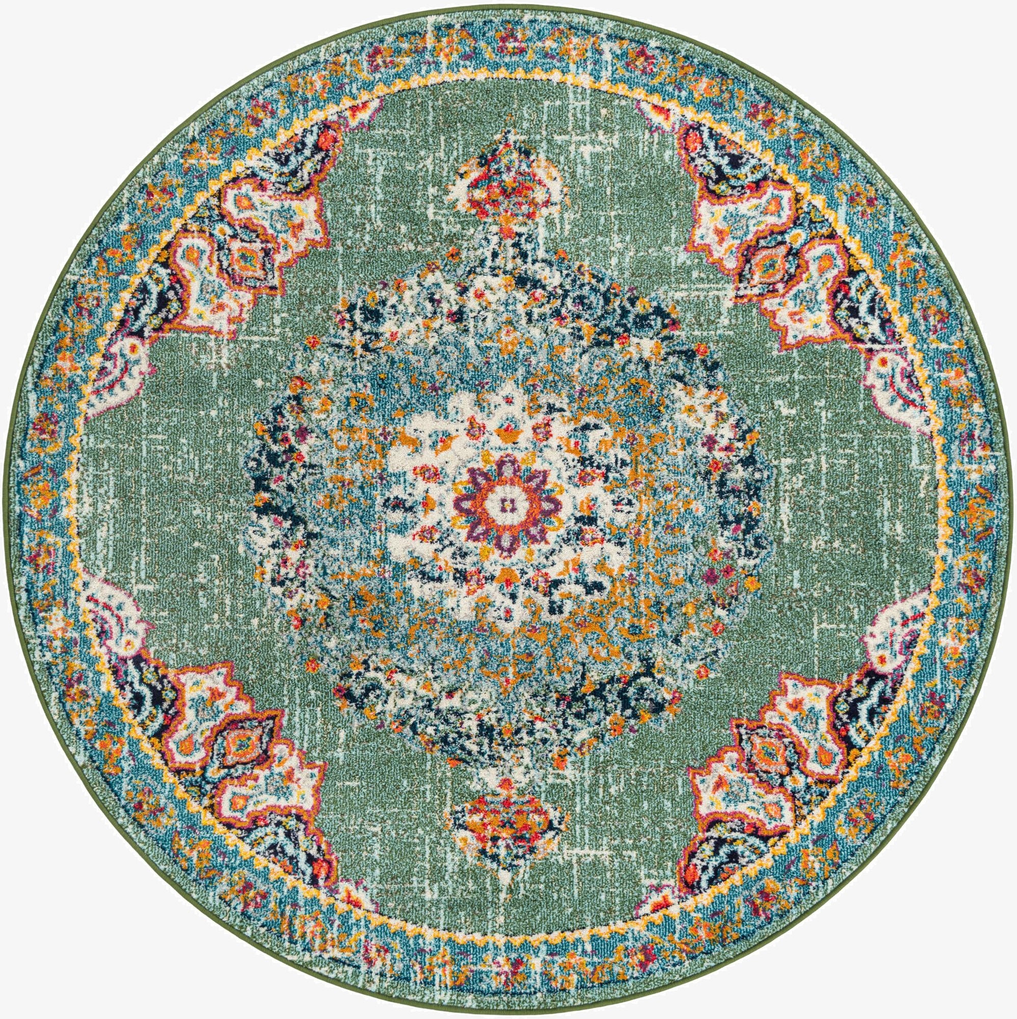7' 10 x 7' 10 Carrington Round Rug