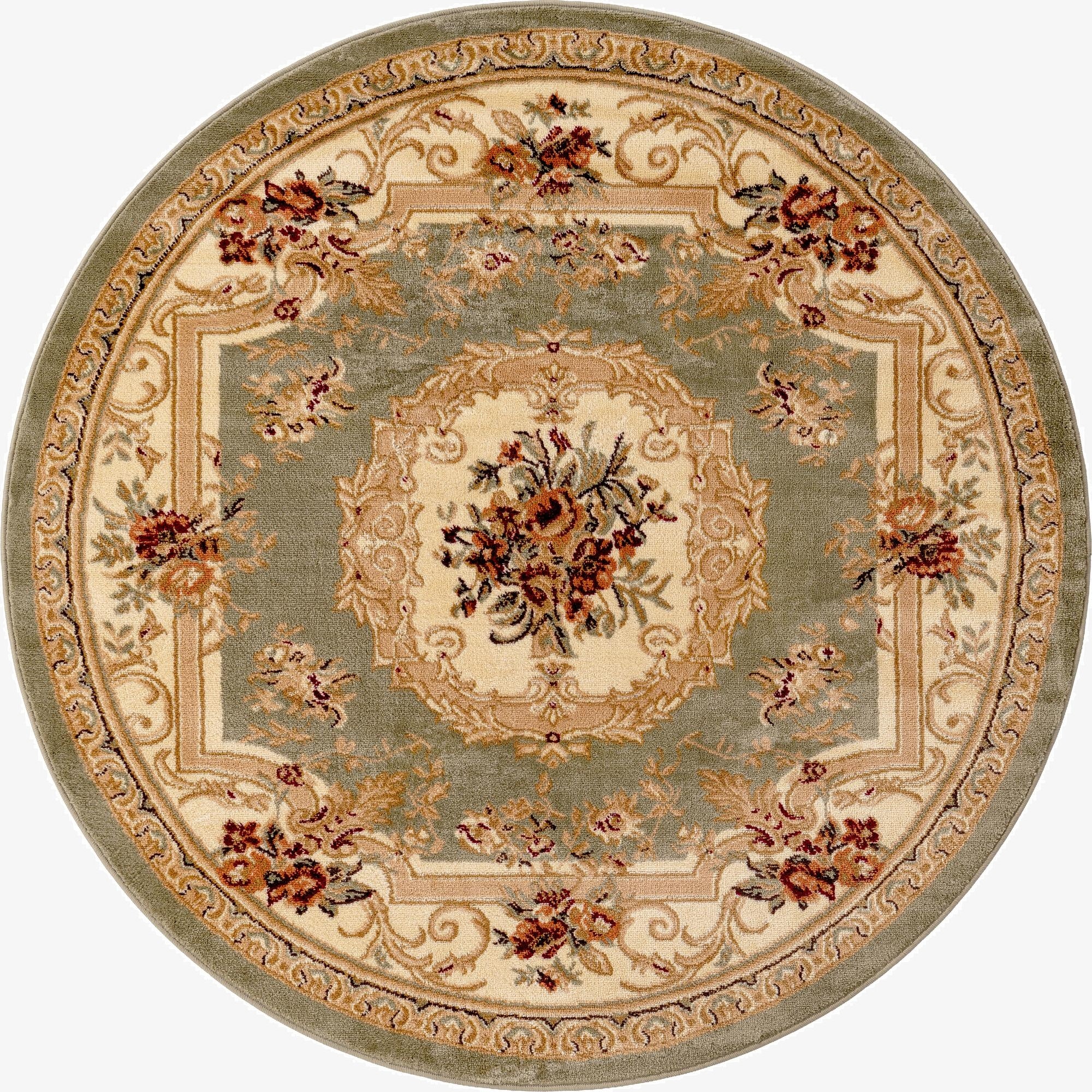 5' 3 x 5' 3 Chateau Round Rug
