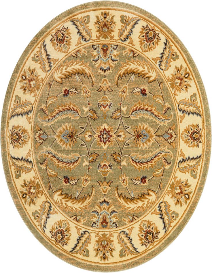 Detail image of 6' x 6' Classic Agra Round Rug