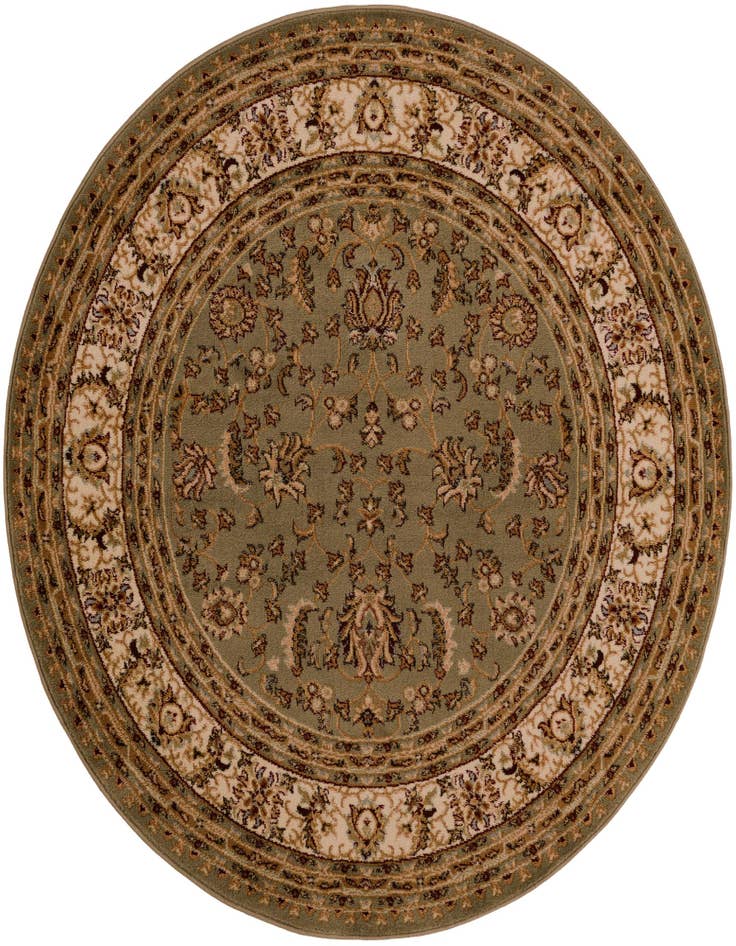 Detail image of 5' 3 x 5' 3 Classic Agra Round Rug