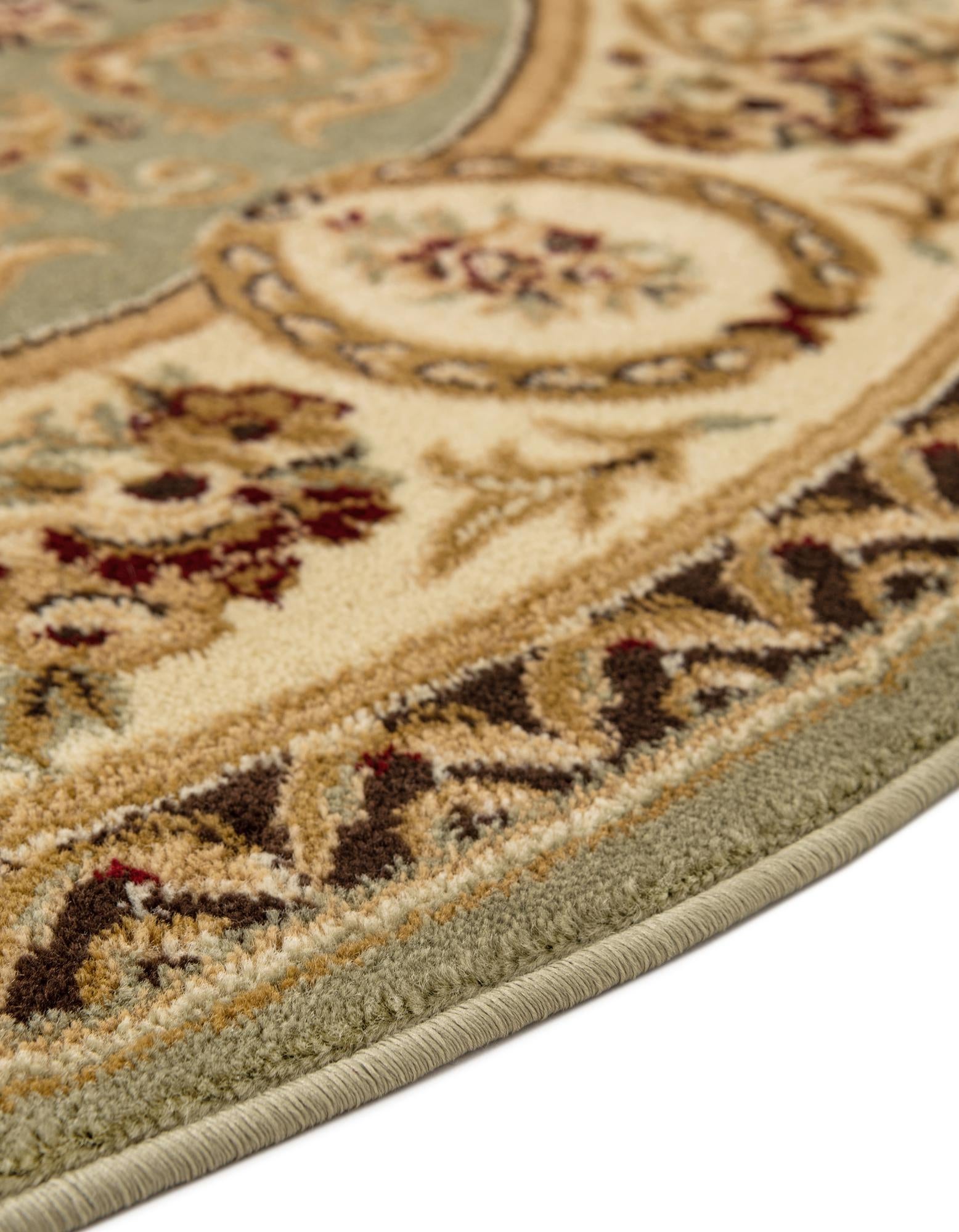 6' x 6' Classic Aubusson Round Rug
