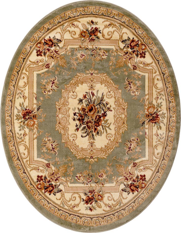 Detail image of 5' 3 x 5' 3 Classic Aubusson Round Rug