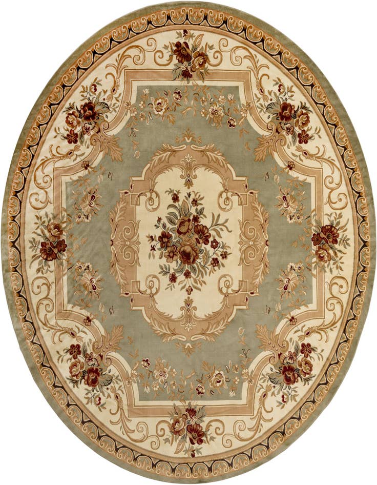 Detail image of 13' x 13' Classic Aubusson Round Rug