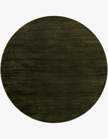 Green Finsbury Round Rug