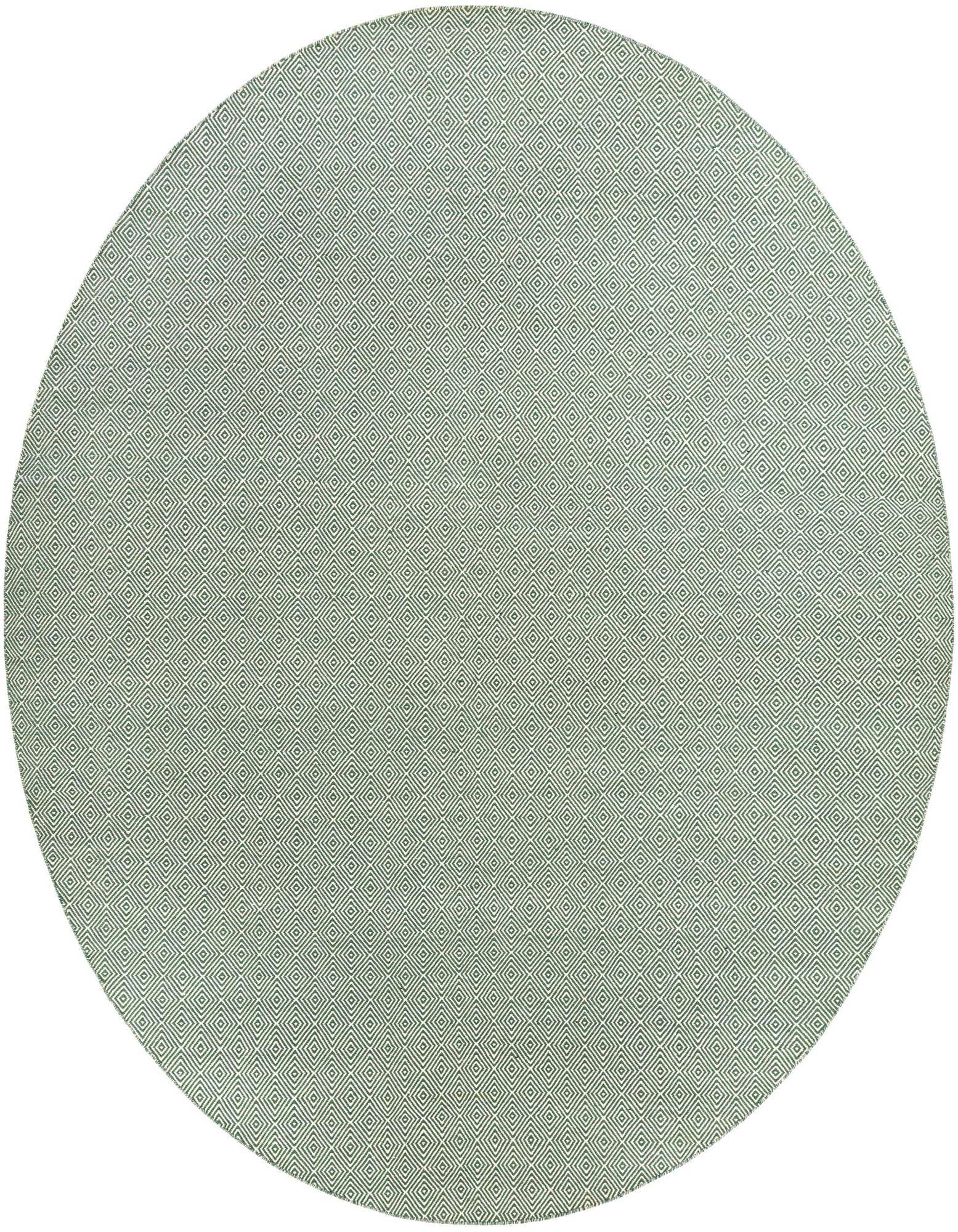 12' x 12' Geo Trellis Flatweave Round Rug