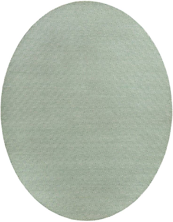 Detail image of 12' x 12' Geo Trellis Flatweave Round Rug