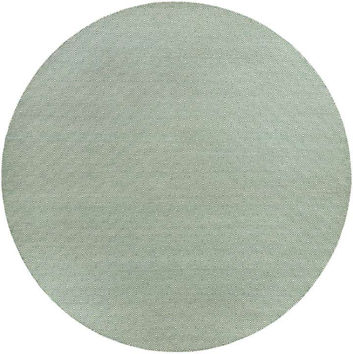 12' x 12' Geo Trellis Flatweave Round Rug