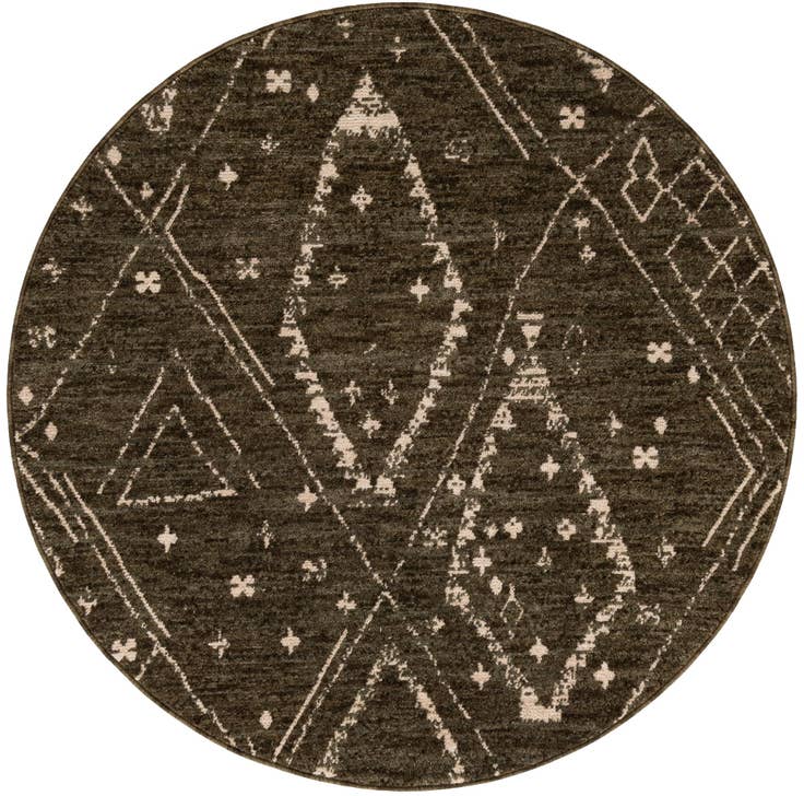Detail image of 5' x 5' Grand Tradition Round Rug