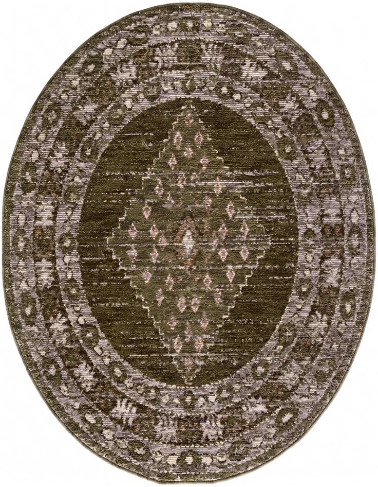 Detail image of 5' x 5' Grand Tradition Round Rug