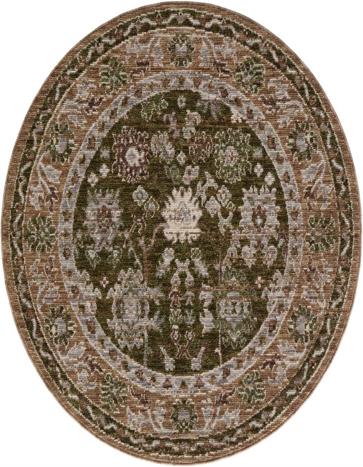 Detail image of 5' x 5' Grand Tradition Round Rug