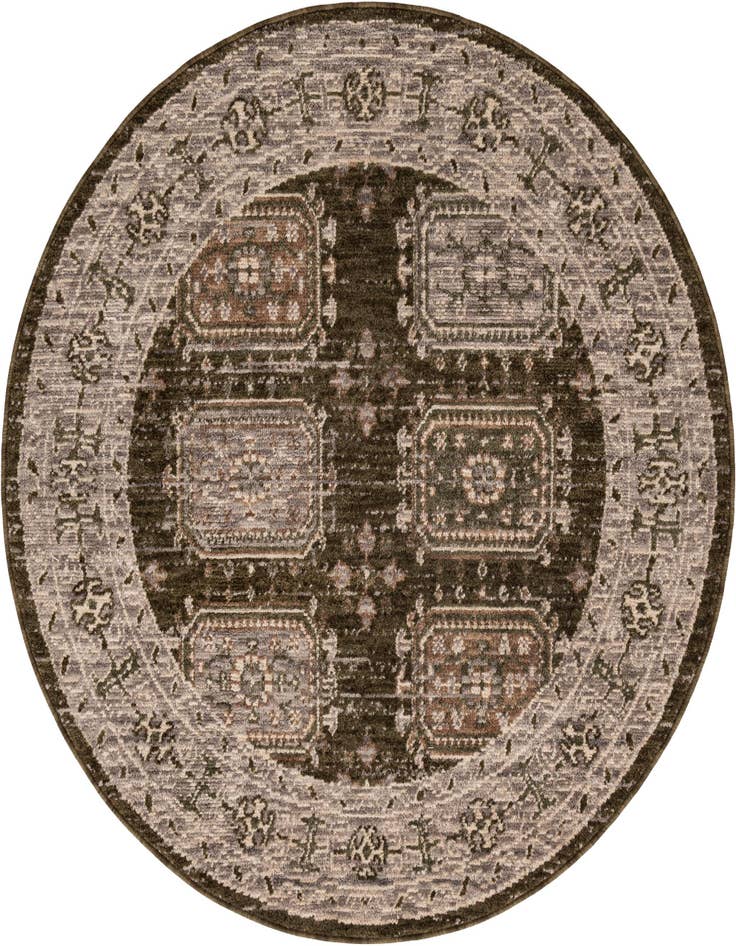 Detail image of 5' x 5' Grand Tradition Round Rug