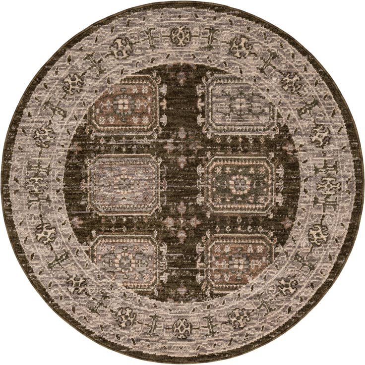 Detail image of 5' x 5' Grand Tradition Round Rug