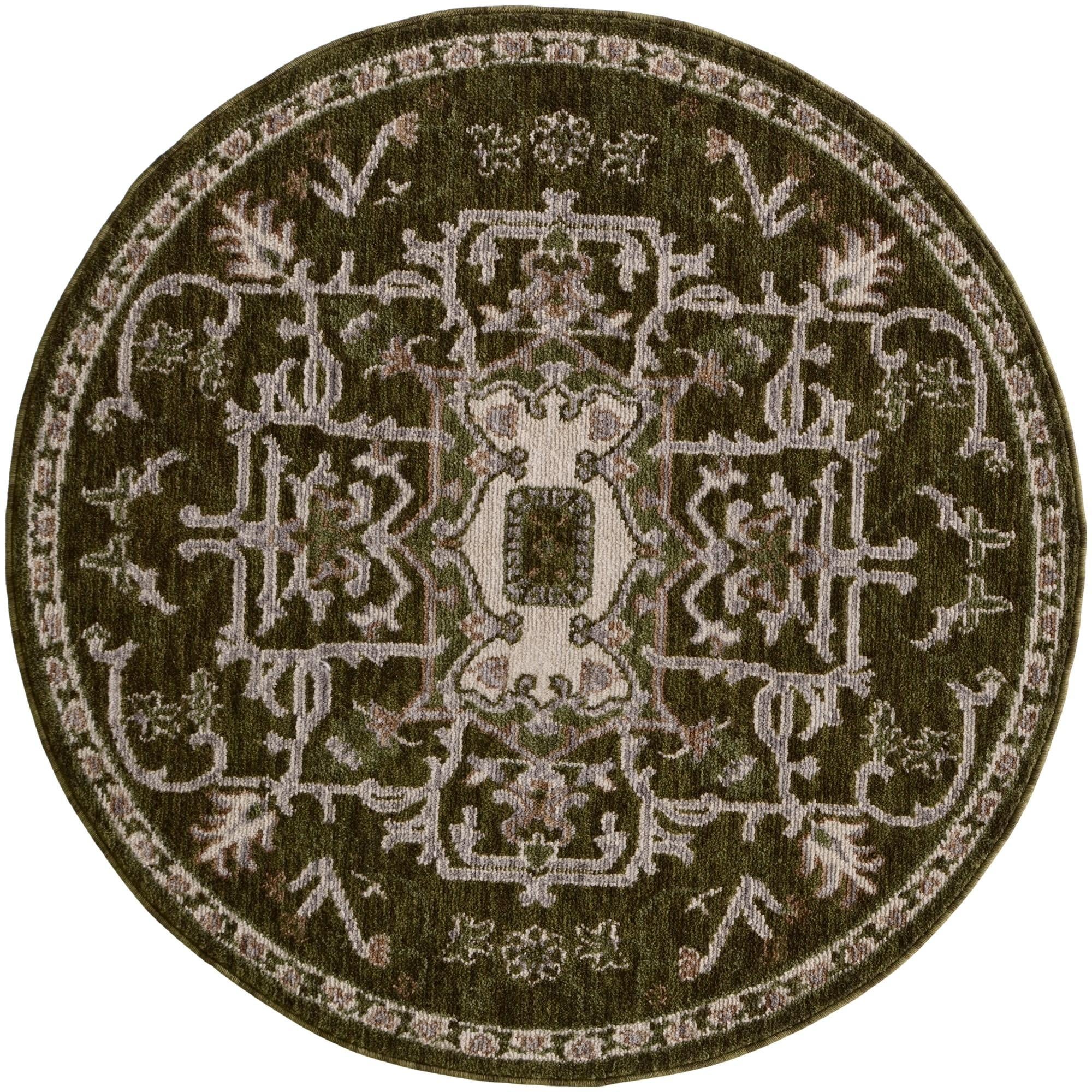 5' x 5' Grand Tradition Round Rug