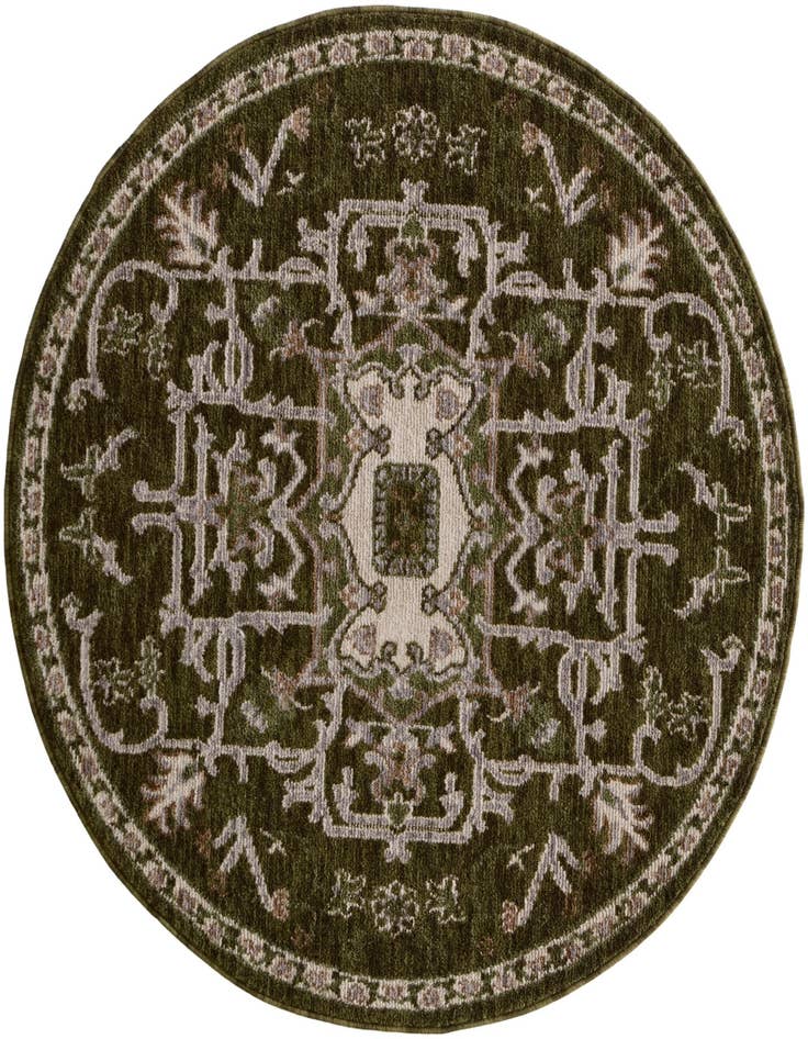 Detail image of 5' x 5' Grand Tradition Round Rug