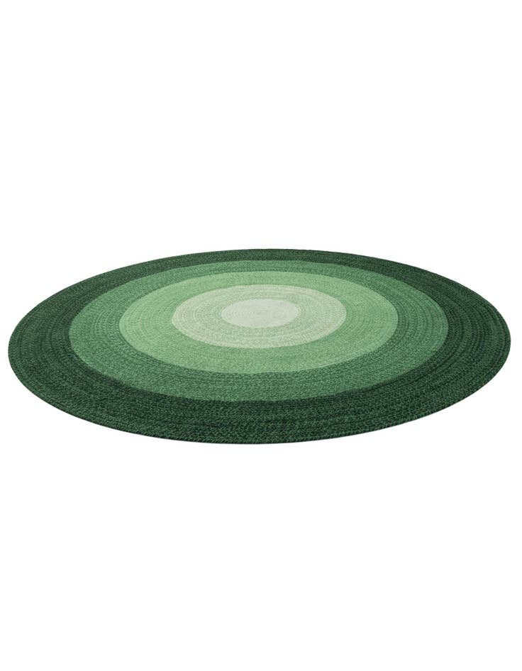 Detail image of 7' 10 x 7' 10 Handmade Hand Braided Wool Round Rug