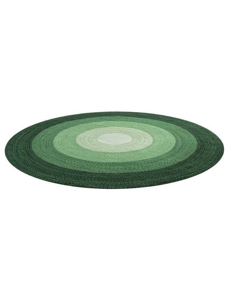 Detail image of 7' 10 x 7' 10 Handmade Hand Braided Wool Round Rug