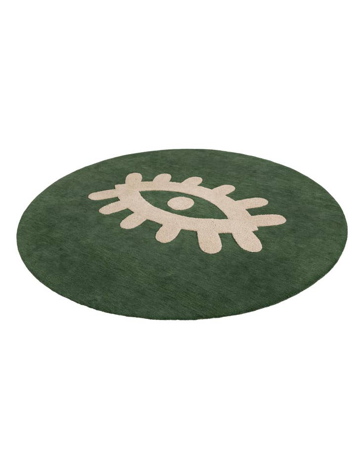 Detail image of 8' x 8' Handtufted Wool Round Rug