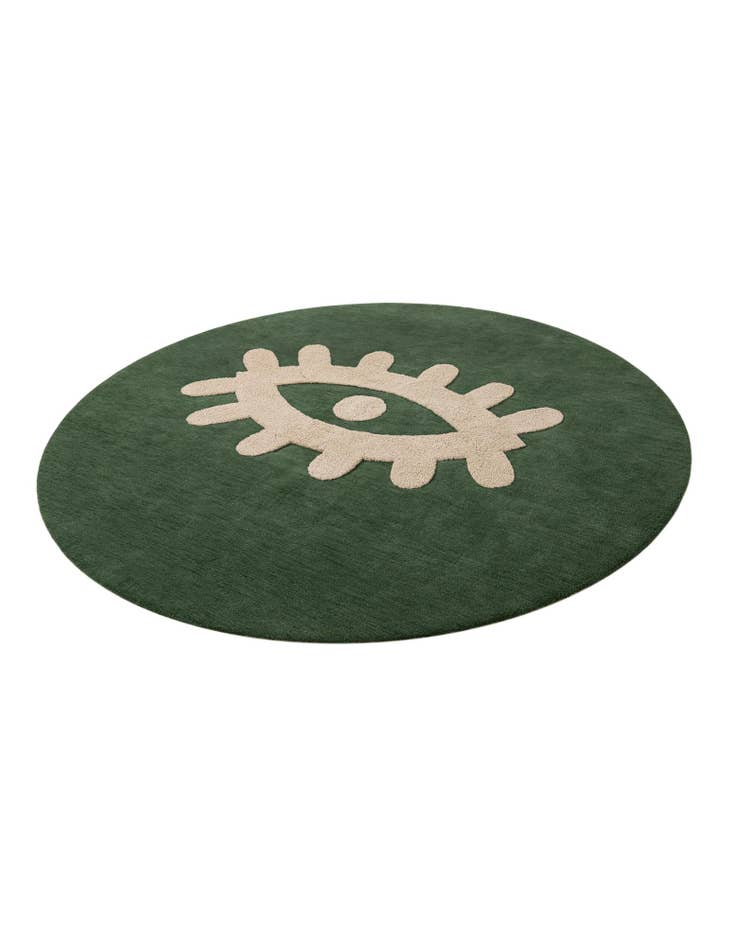 Detail image of 8' x 8' Handtufted Wool Round Rug