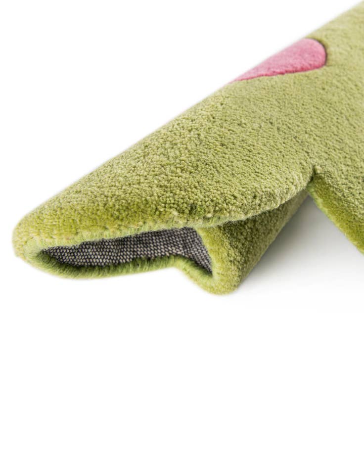 Detail image of 3' 1 x 3' 1 Happy Rugs Funky Flower Wool Round