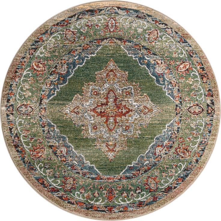 Detail image of 6' x 6' Isabella Round Rug
