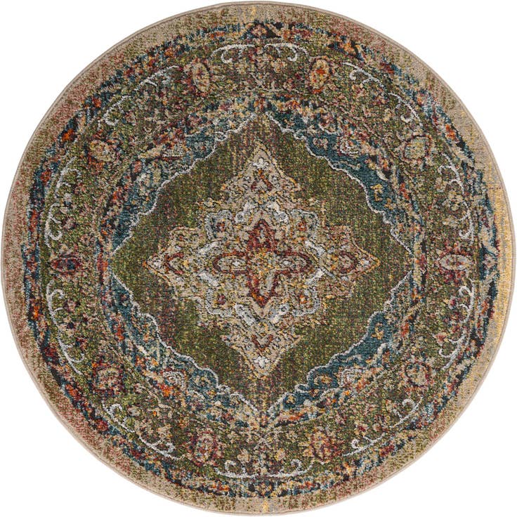 Detail image of 4' x 4' Isabella Round Rug