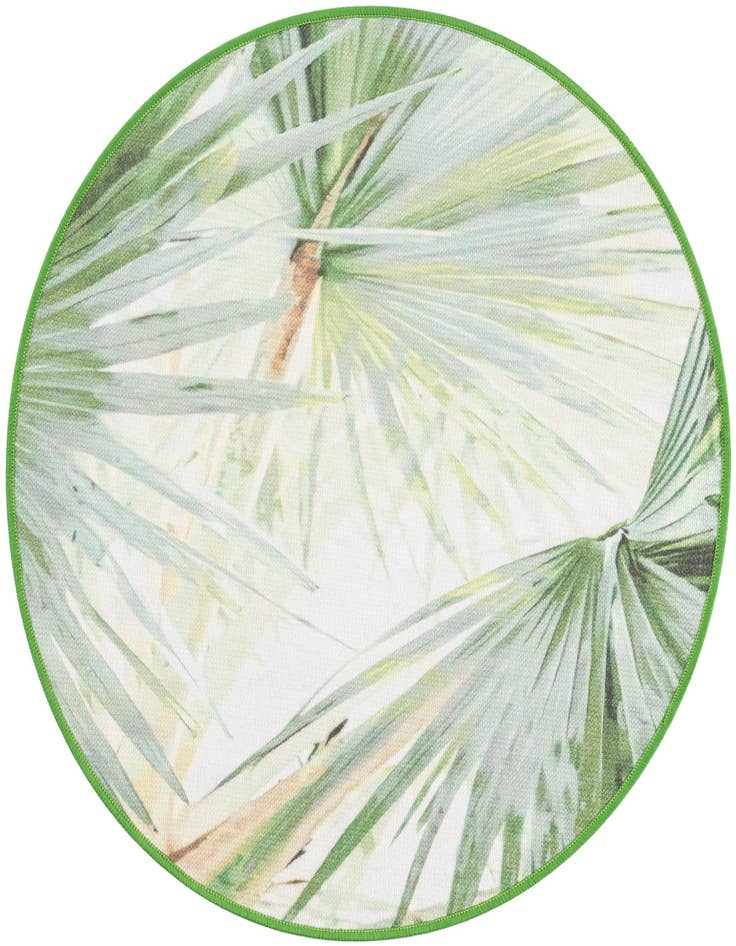 Detail image of 3' 3 x 3' 3 Easy-Clean Jill Zarin Caribbean Indoor / Outdoor Round Rug