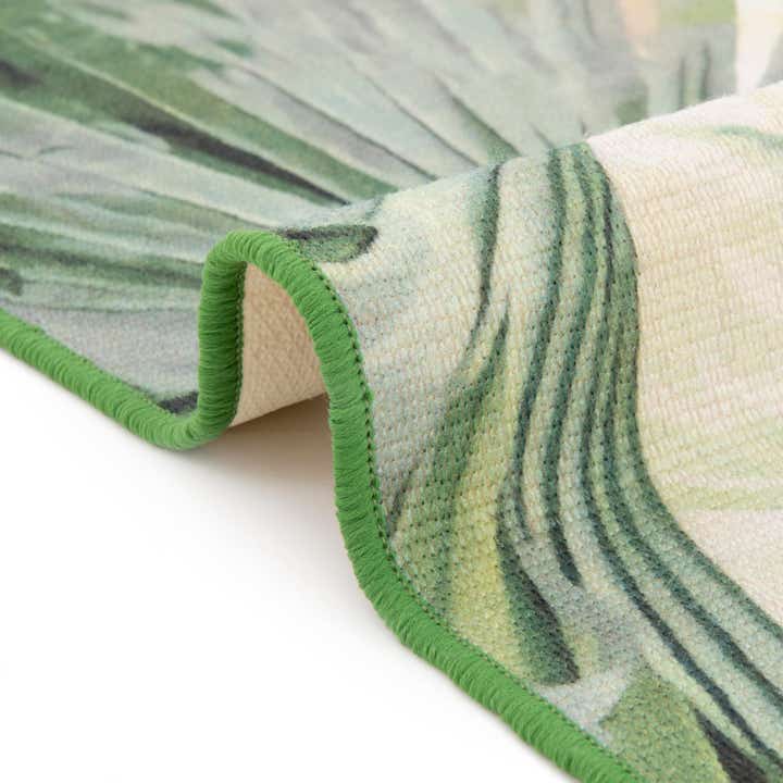 3' 3 x 3' 3 Easy-Clean Jill Zarin Caribbean Indoor / Outdoor Round Rug