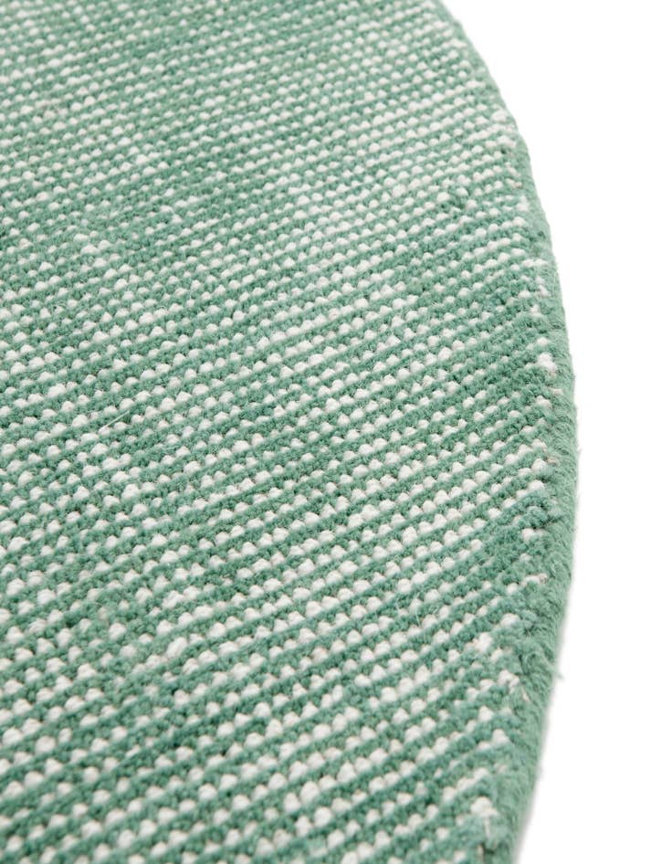 Detail image of 4' 1 x 4' 1  Hand Woven Jill Zarin English Manor Farmhouse Wool Round Rug