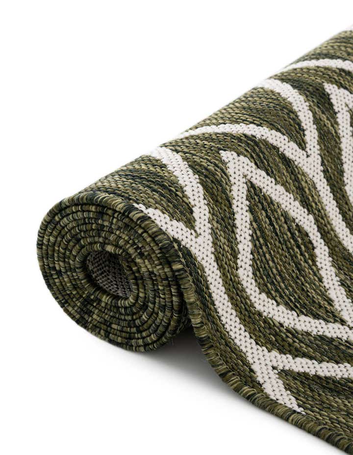 4' x 4' Easy-Clean Jill Zarin Turks and Caicos Indoor / Outdoor Round Rug