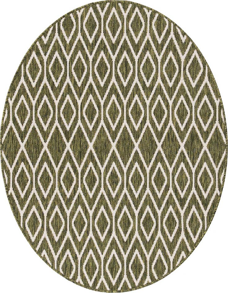 Detail image of 4' x 4' Easy-Clean Jill Zarin Turks and Caicos Indoor / Outdoor Round Rug