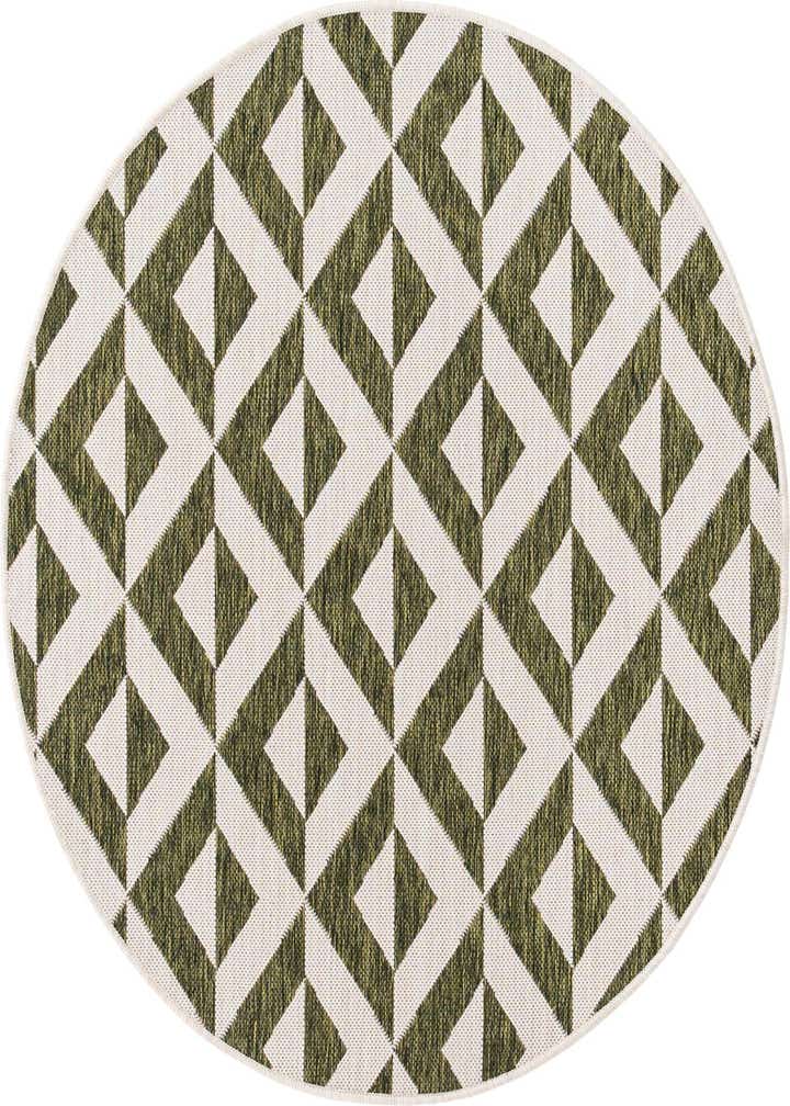 4' x 4' Easy-Clean Jill Zarin Napa Indoor / Outdoor Round Rug