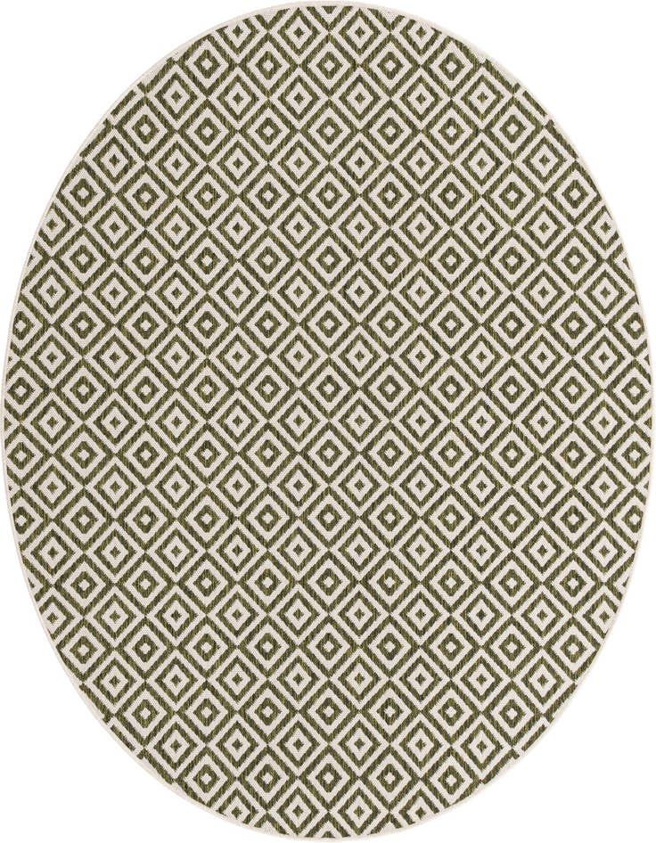 Detail image of 6' 7 x 6' 7 Easy-Clean Jill Zarin Costa Rica Indoor / Outdoor Round Rug