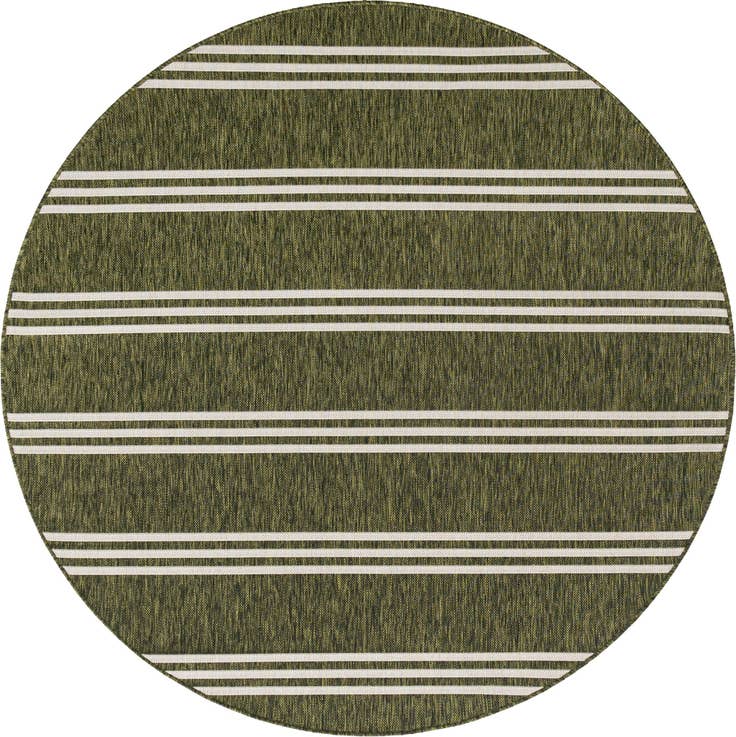 Detail image of 6' 7 x 6' 7 Easy-Clean Jill Zarin Anguilla Indoor / Outdoor Round Rug
