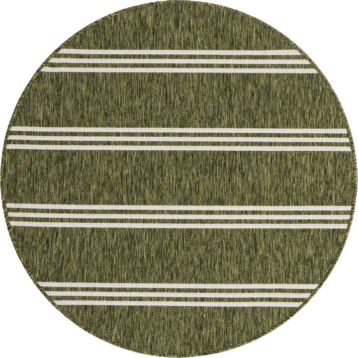 4' x 4' Easy-Clean Jill Zarin Anguilla Indoor / Outdoor Round Rug