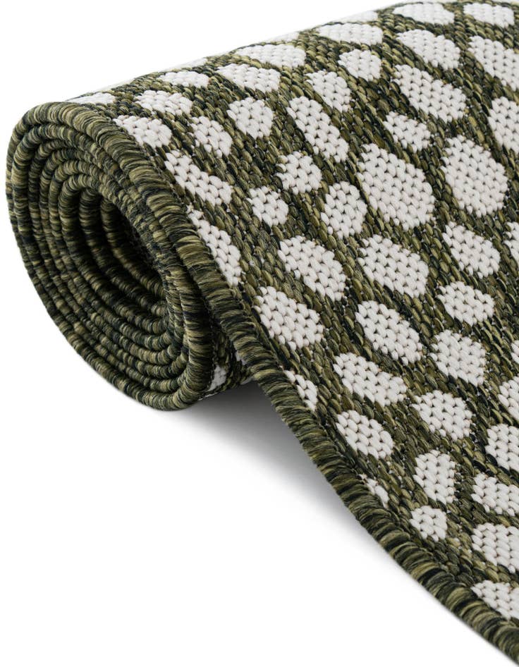 Detail image of 7' x 7'  Washable Jill Zarin Indoor / Outdoor Round Rug