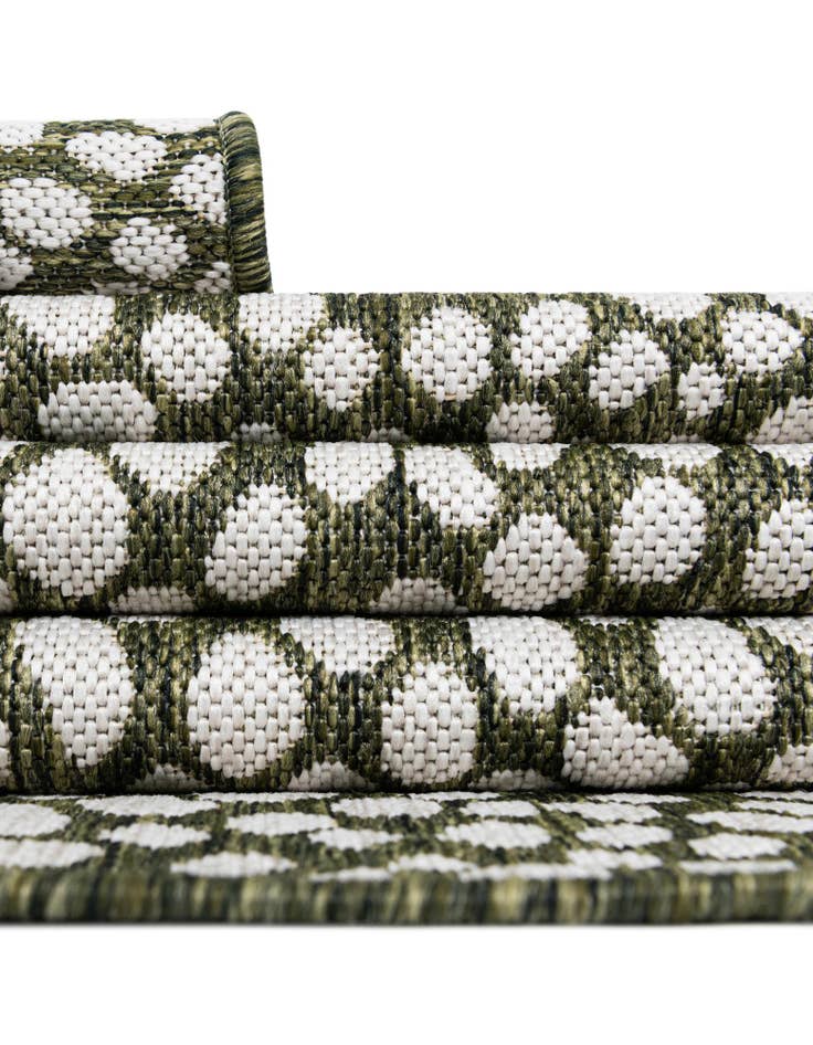 Detail image of 7' x 7'  Washable Jill Zarin Indoor / Outdoor Round Rug