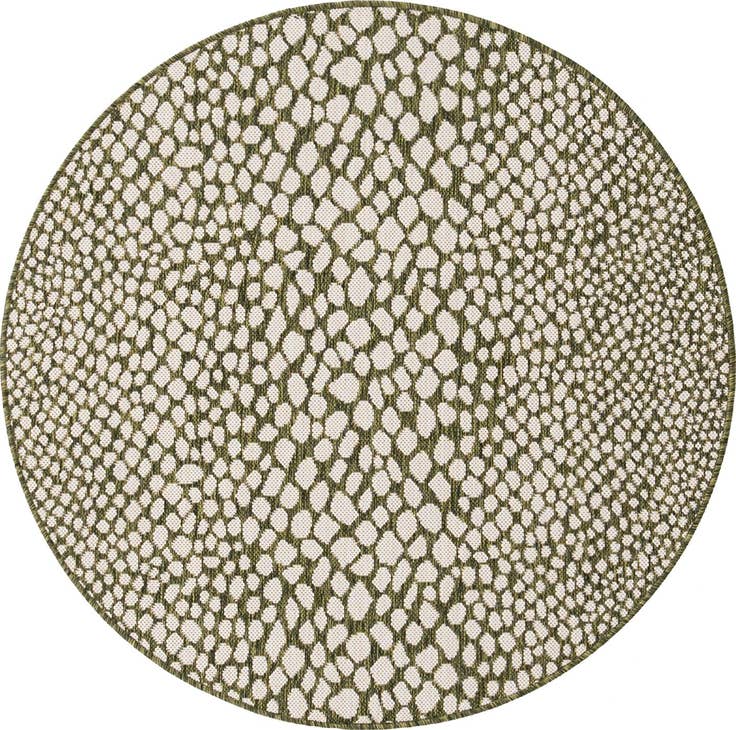 Detail image of 4' x 4' Easy-Clean Jill Zarin Cape Town Indoor / Outdoor Round Rug