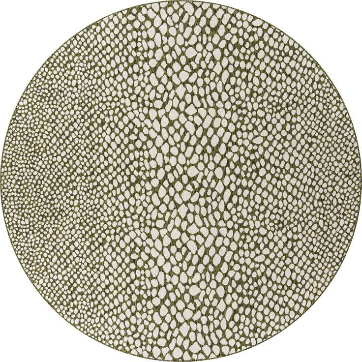 Detail image of 10' 8 x 10' 8 Easy-Clean Jill Zarin Cape Town Indoor / Outdoor Round Rug