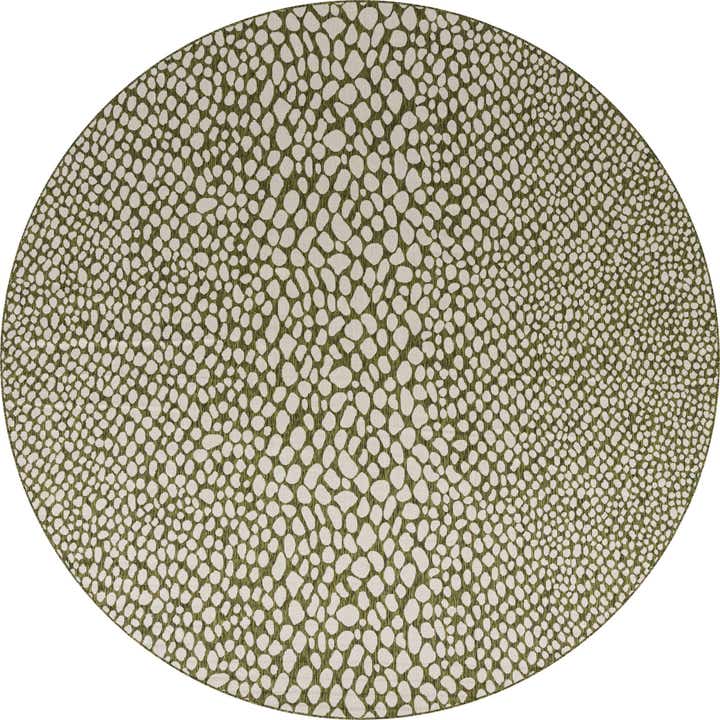 13' x 13' Easy-Clean Jill Zarin Cape Town Indoor / Outdoor Round Rug