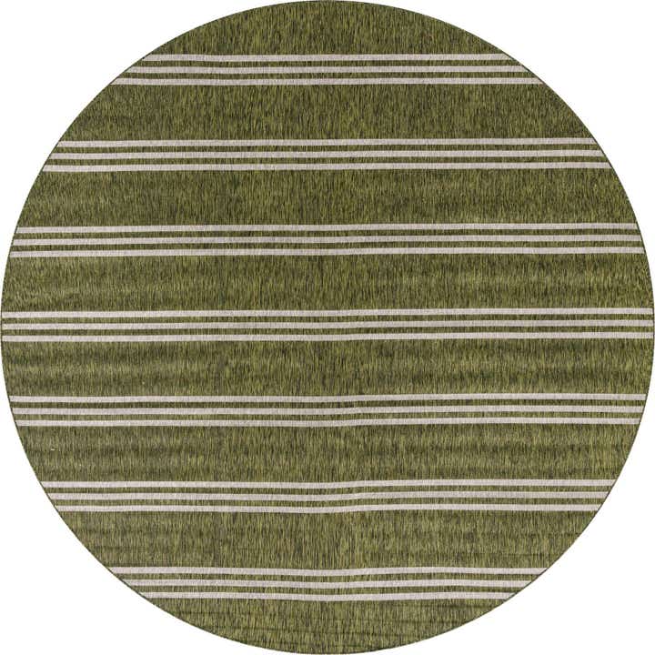 13' x 13' Easy-Clean Jill Zarin Anguilla Indoor / Outdoor Round Rug