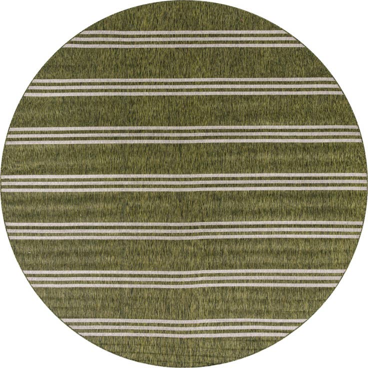 Detail image of 13' x 13' Easy-Clean Jill Zarin Anguilla Indoor / Outdoor Round Rug