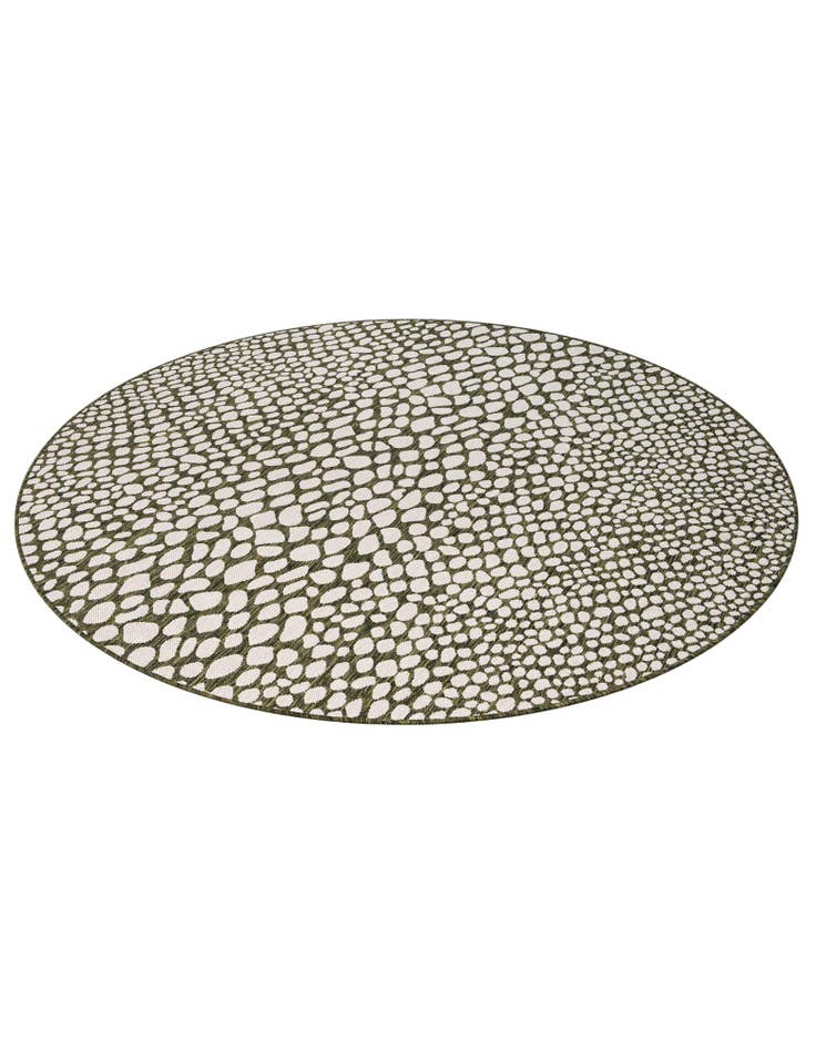 Detail image of 7' x 7'  Washable Jill Zarin Indoor / Outdoor Round Rug