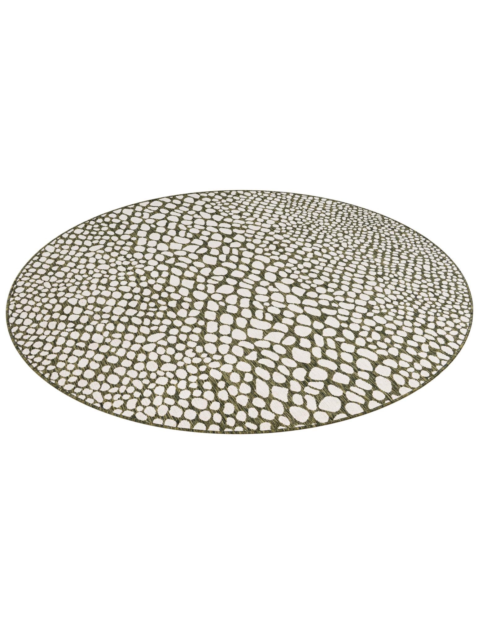 7' x 7' Easy-Clean Jill Zarin Indoor / Outdoor Round Rug